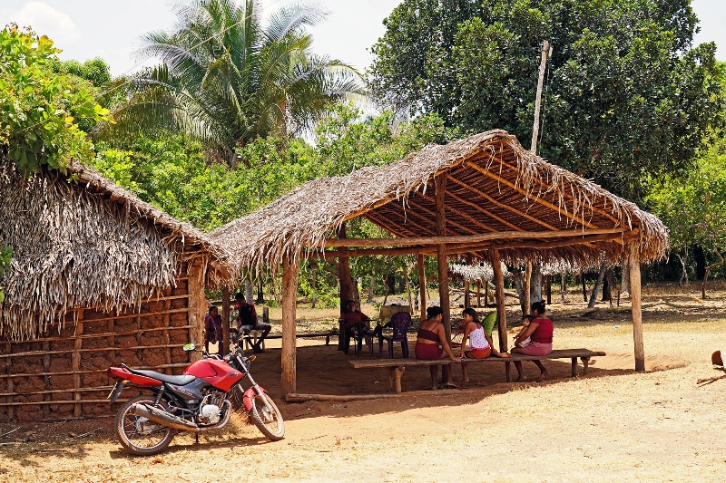  Família indígena da Aldeia São José, em Tocantinópolis