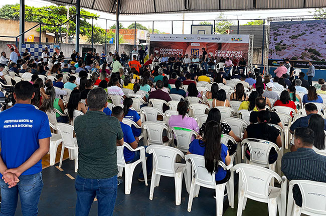 Divulgação foi na Escola Estadual Alcides Rufo, na cidade de Ponte Alta do Tocantins