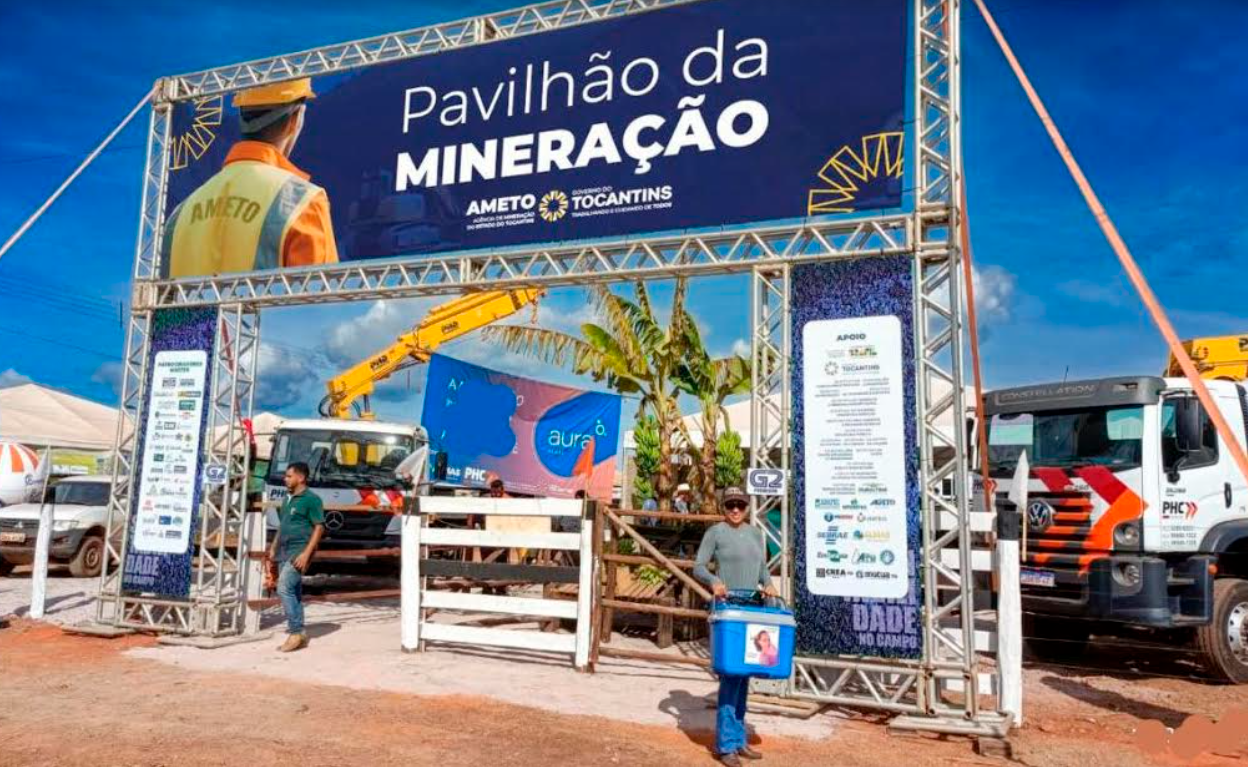 O Governo do Tocantins participou, em março, da 8ª edição da Agrosudeste, com o Pavilhão da Mineração - Foto: Ameto